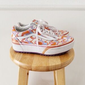 Vans Old Skool Stacked UV Ink in Peace Purple